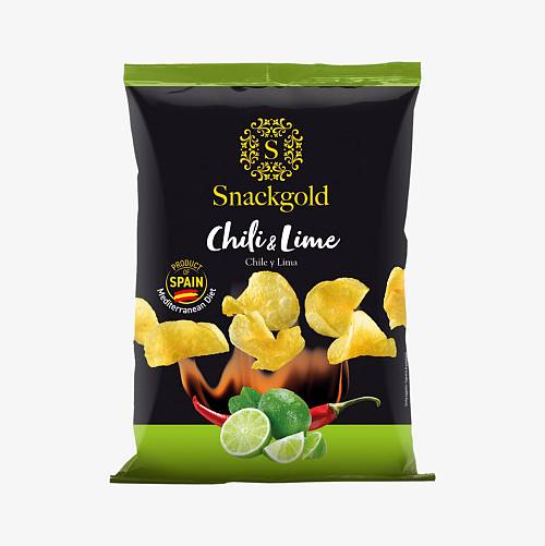 Snackgold Πατατάκια με Γεύση Chilli & Lime 125gr