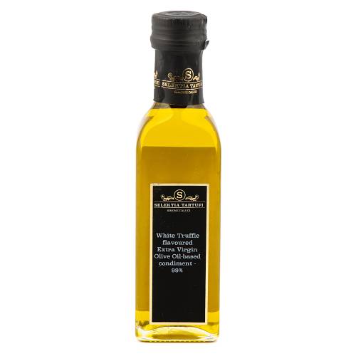 Condiment flavored with White Truffle from Extra Virgin Olive Oil 100gr.
